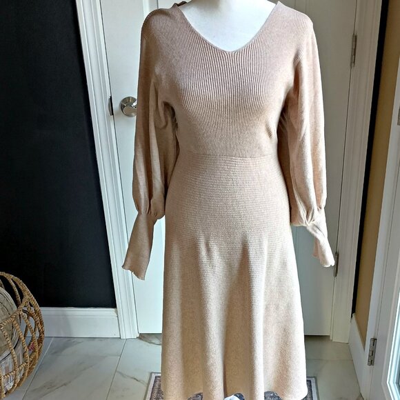 NWOT! RACHEL ZOE SWEATER KNIT FITTED DRESS - Picture 1 of 5